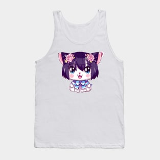 Cute kawaii kitten Tank Top